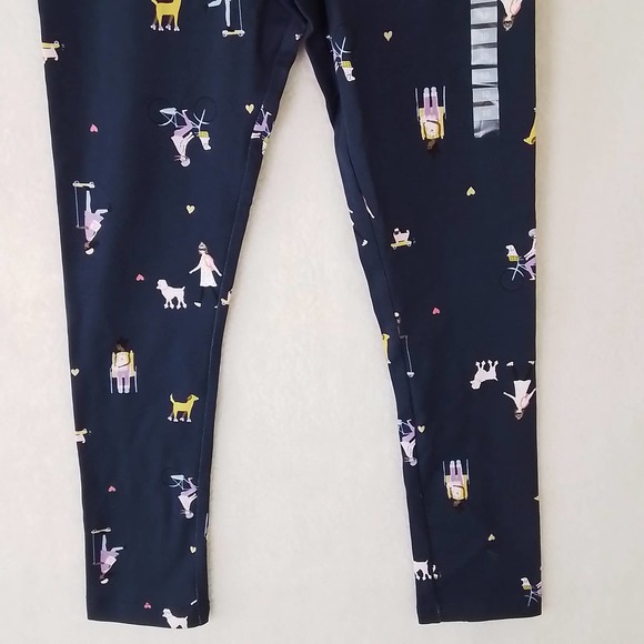 Carter's Cotton Blend Leggings Size 10 Navy "Be Kind" Graphic - Picture 4 of 11